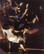 PRETI, Mattia Aeneas, Anchises and Ascanius Fleeing Troy a Sweden oil painting artist